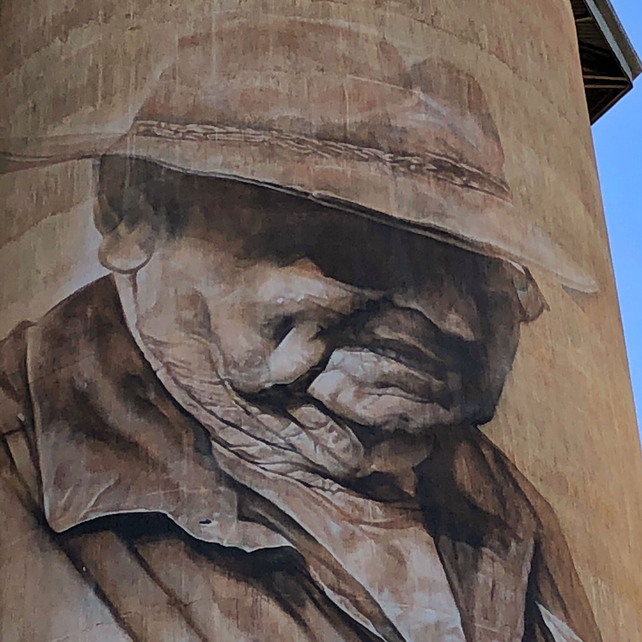 Guido van Helten&mdash;Brim Silo Art