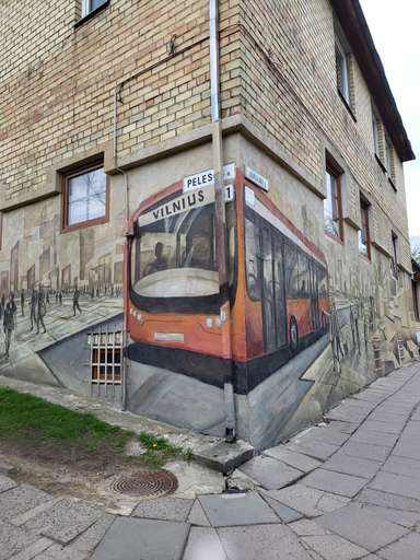 Vilnius bus mural