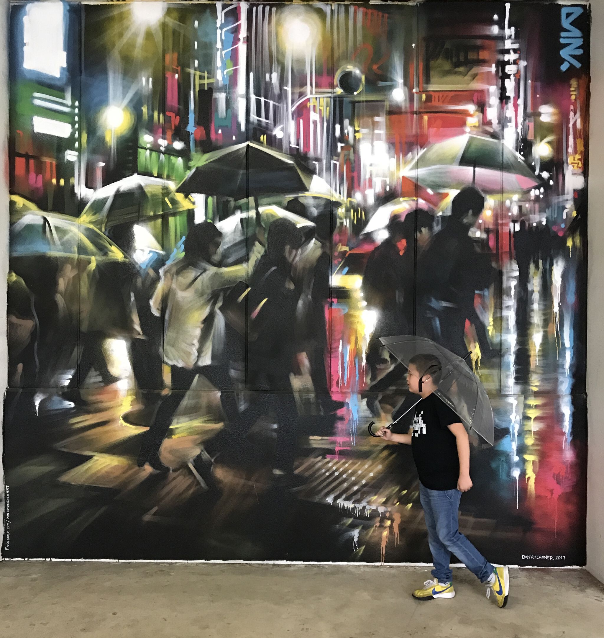 Fin DAC, Himbad, Captain Kris, Aito Kitazaki, cpwon, Remio, la_coulure_is_cool, headache_stencil, Paola Delfin, Dan Kitchener, Alex Face, MUEBON&mdash;street art garage tokyo @edogawall