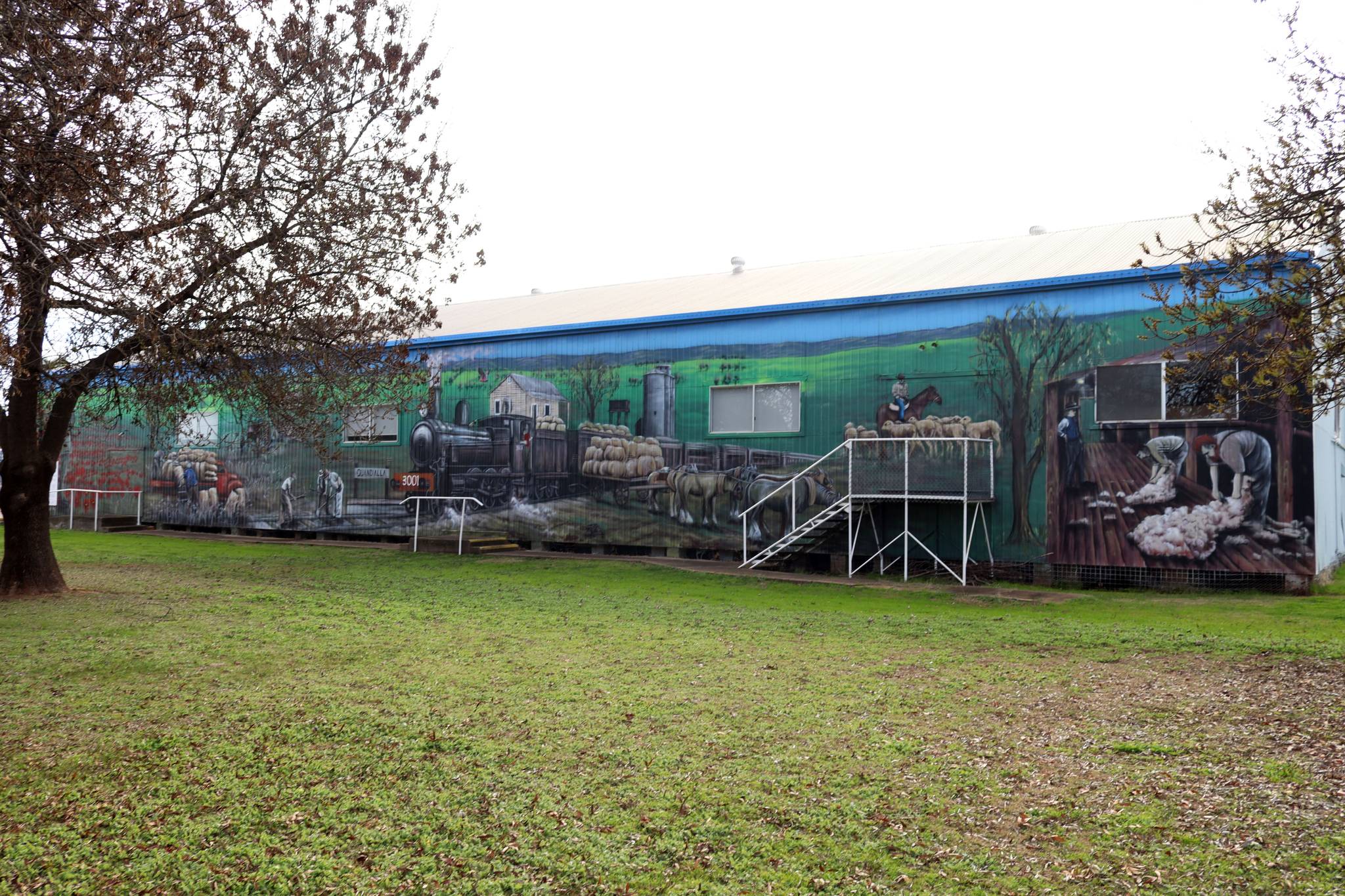 Simon White&mdash;Quandialla Mural