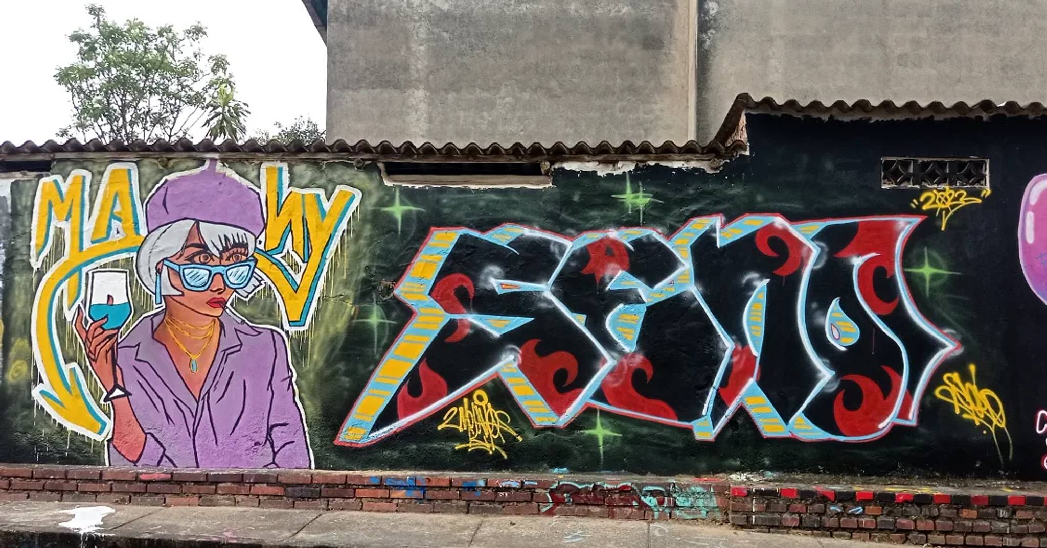 Spora, CNK Crew, Darwin Mazo (Dama), Manny, Ana Sánchez , Táriba, Snake, Seno, atom, Esquema Colectivo&mdash;Grafo y Rap