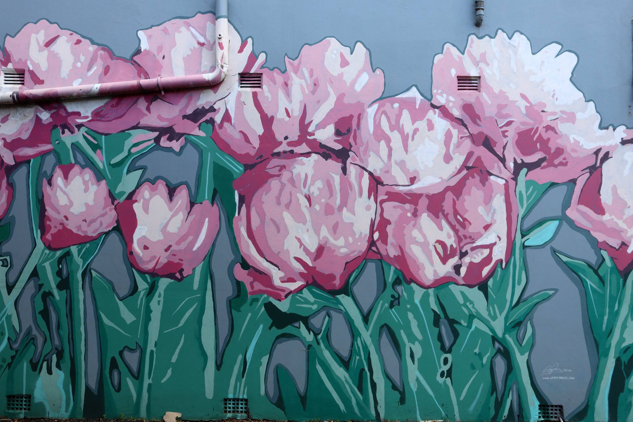 Jamie Preisz, Matt Preisz&mdash;Peony Wall
