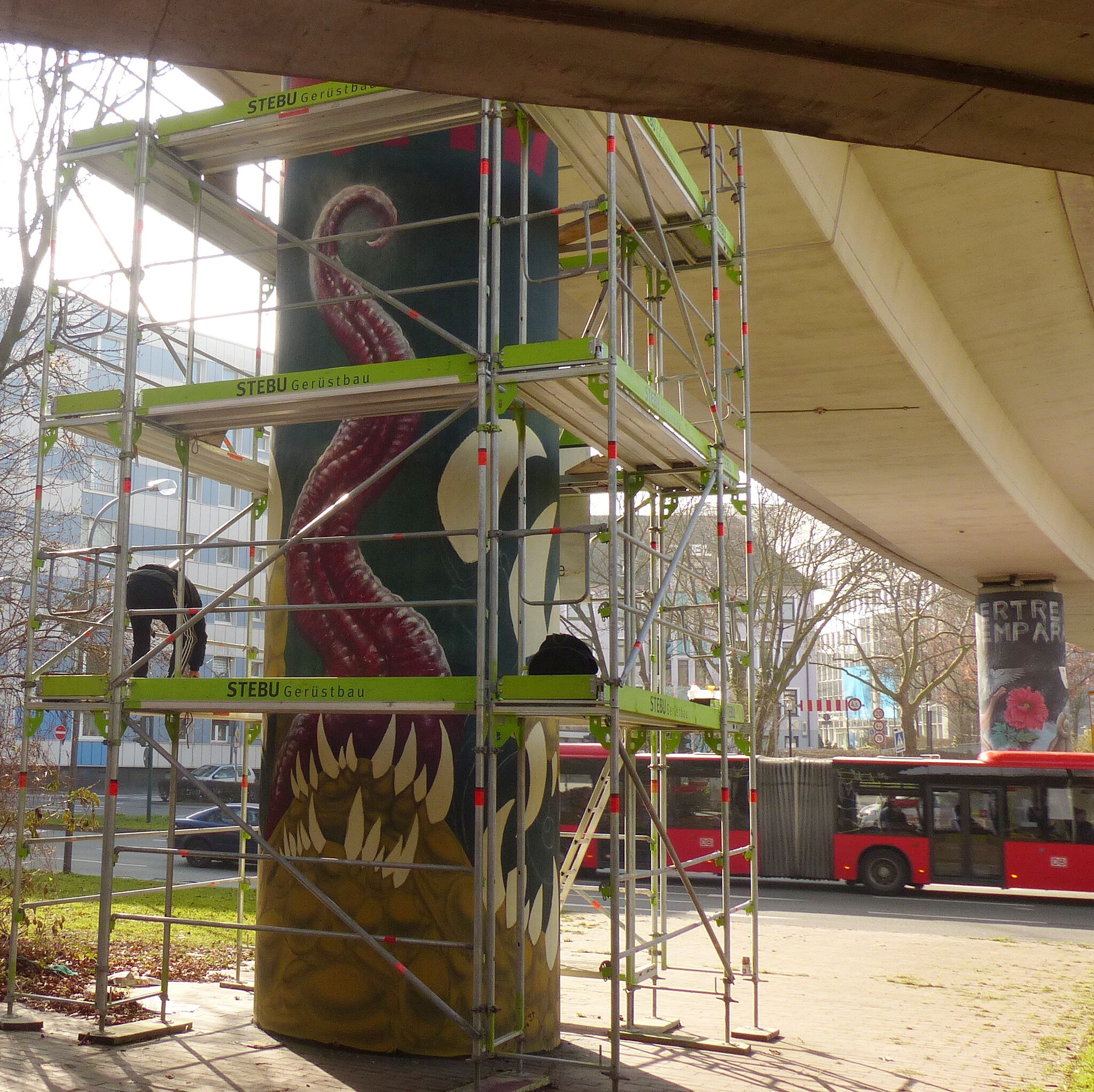 Olli Rose, Signs and Wonders&mdash;LEVIATHAN Project Stützwerk Farbe Column 7