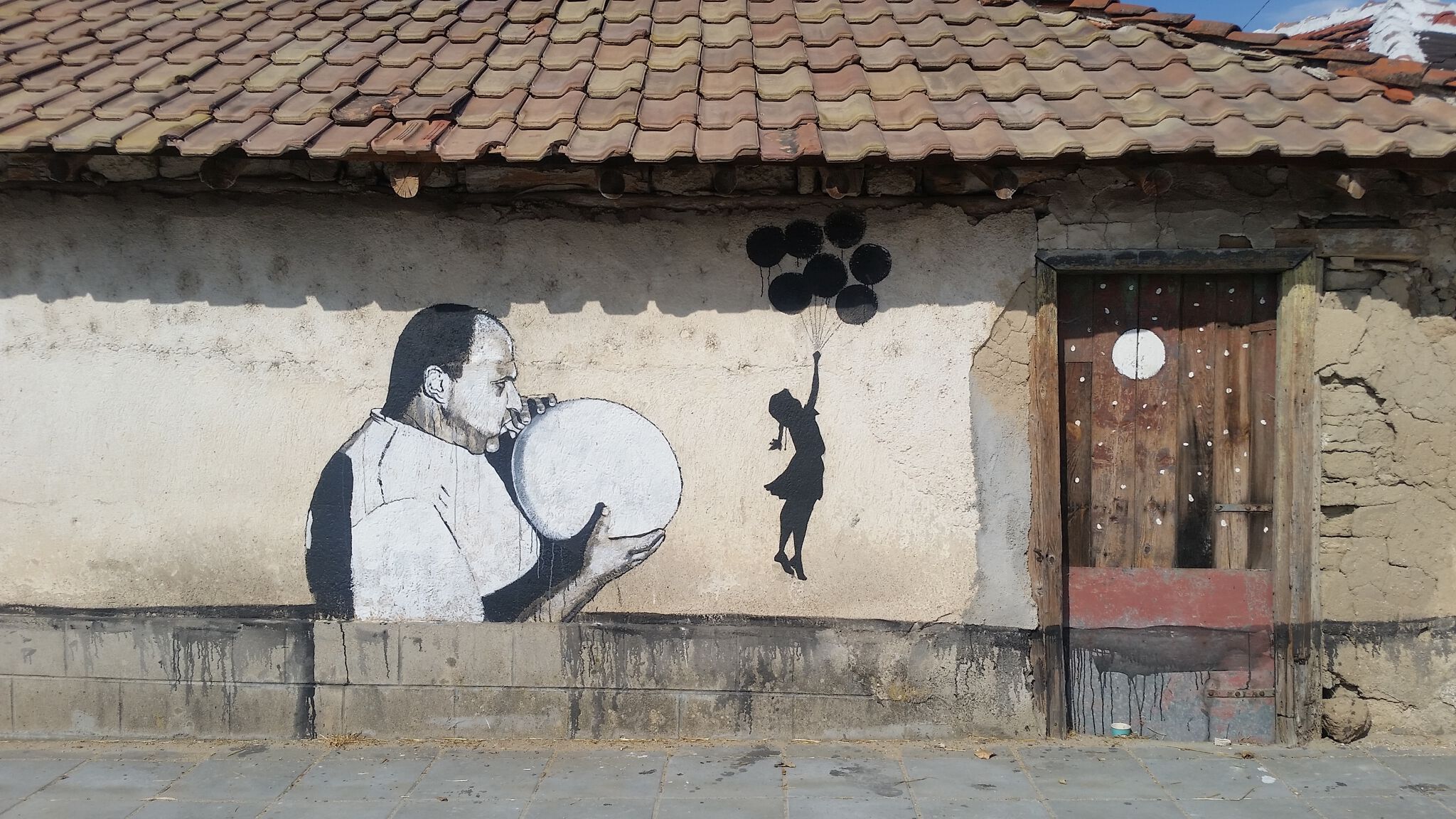Ventzi Piriankov, Katarzyna Piriankov&mdash;Rangel with Banksy girl