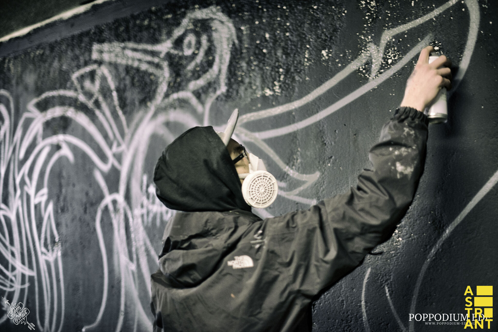 Sapo, Nash, TCK, Ives One, Trendkill Stencils&mdash;Bospoorttunnel