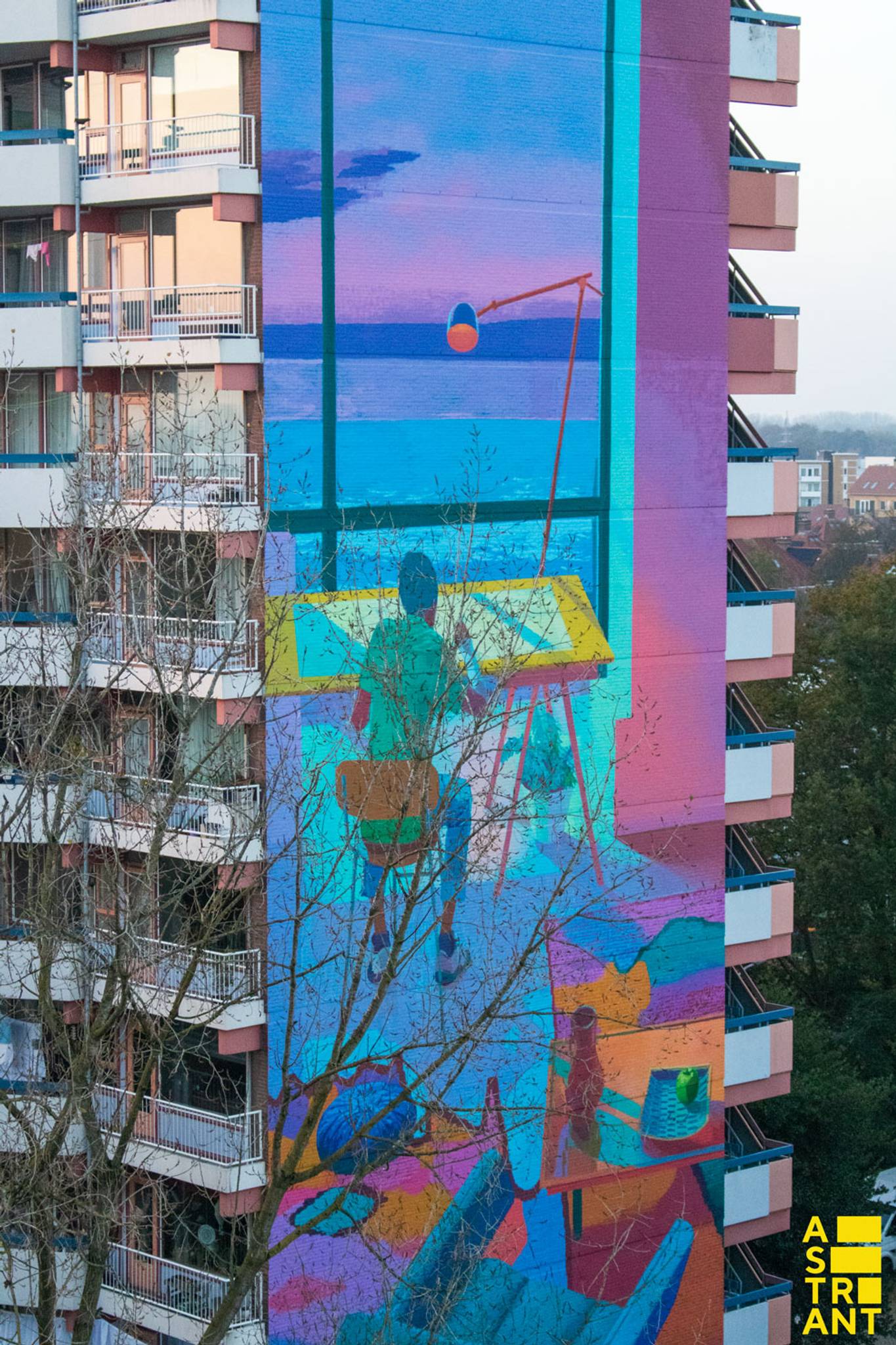 fred battle&mdash;Museum Murals Ede x Kroller Muller