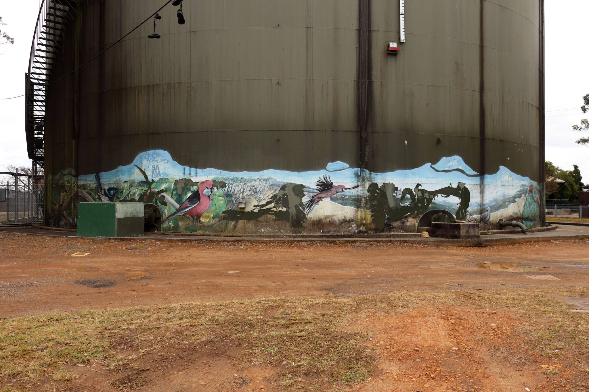 Scott Nagy, Krimsone&mdash;Mount Riverview Water Tank Art