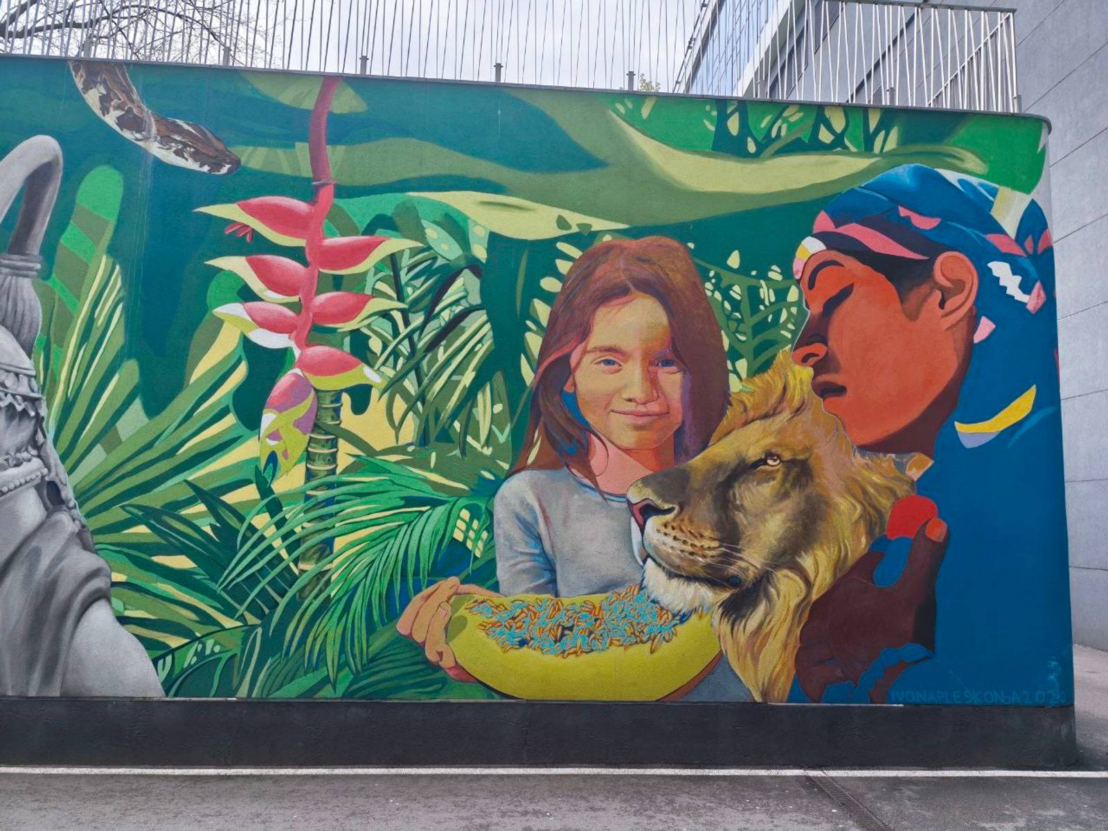 Ivona Pleskonja&mdash;Underground garage wall