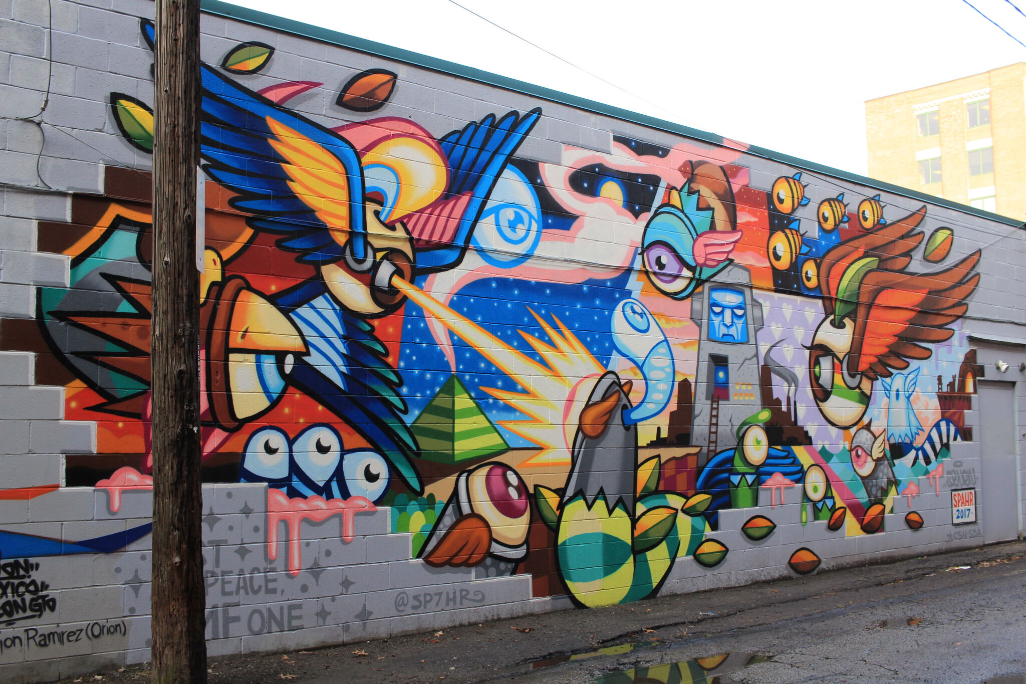 Matt Spahr&mdash;Matt Spahr Fox Way Mural Project Mural