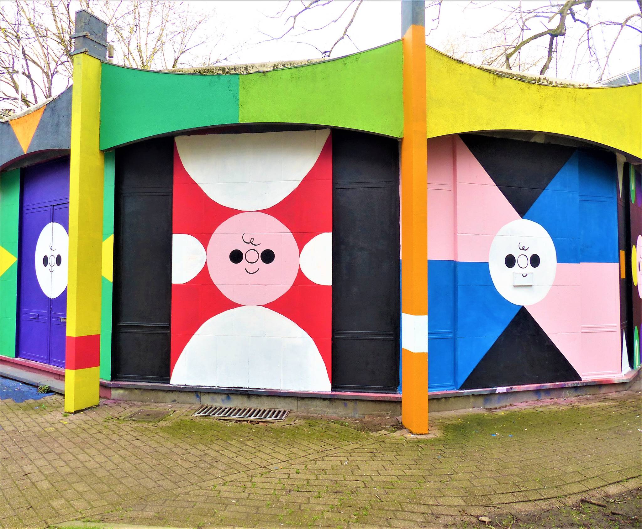 Marion Demeulenaere&mdash;Le Mur (fresque éphémère)