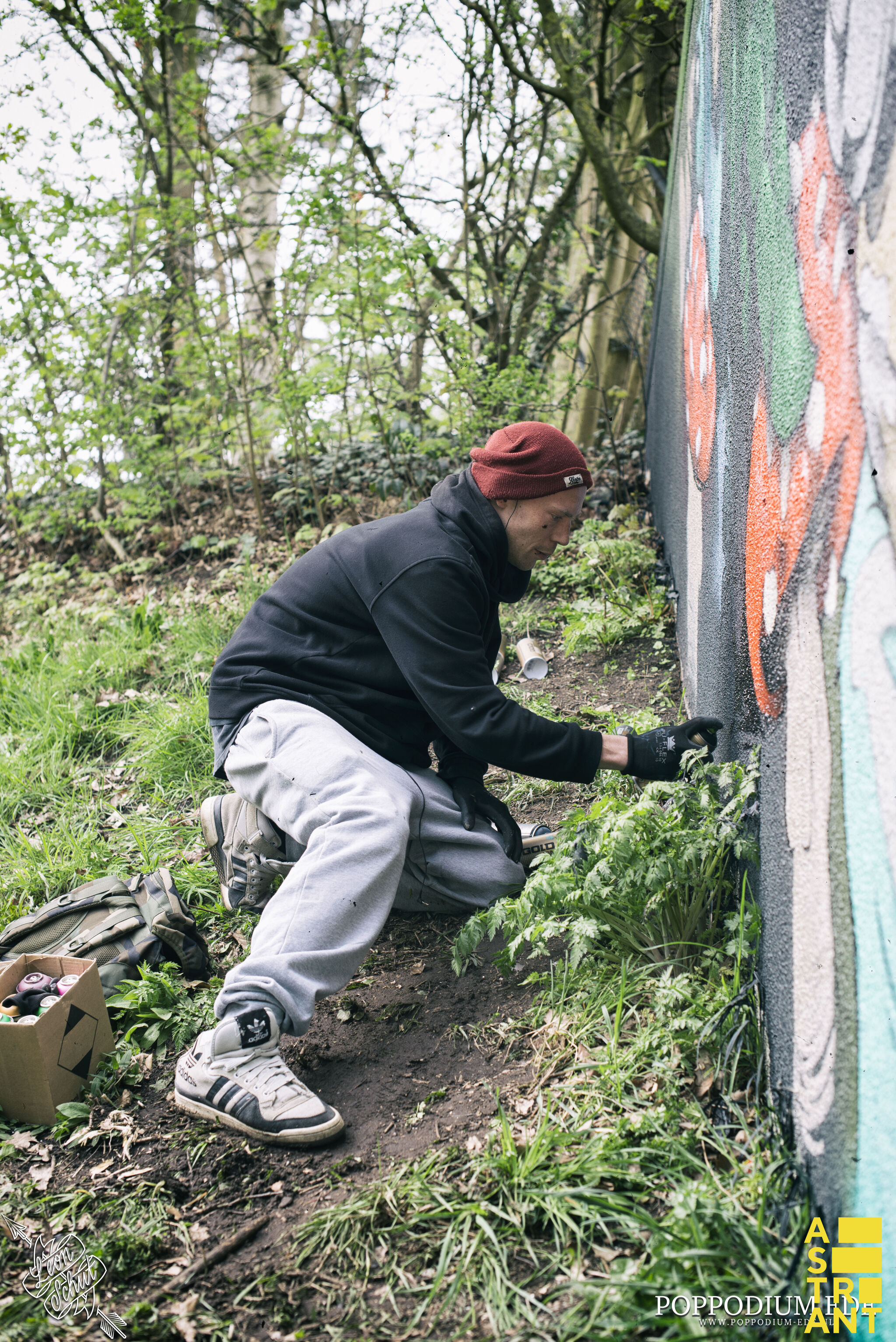 Sapo, Nash, TCK, Ives One, Trendkill Stencils&mdash;Bospoorttunnel