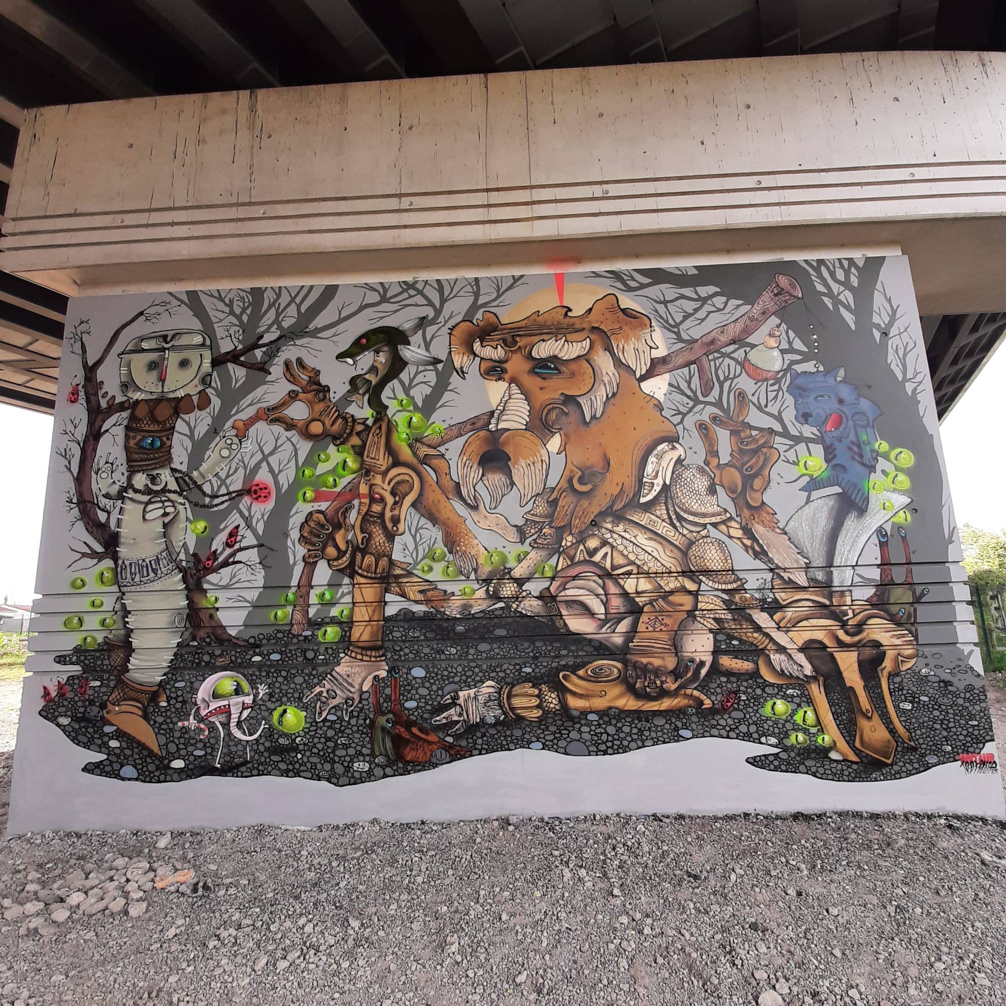 DERF, Pakone, 100Taur, Jo di Bona, Reso&mdash;Le mur du souffle