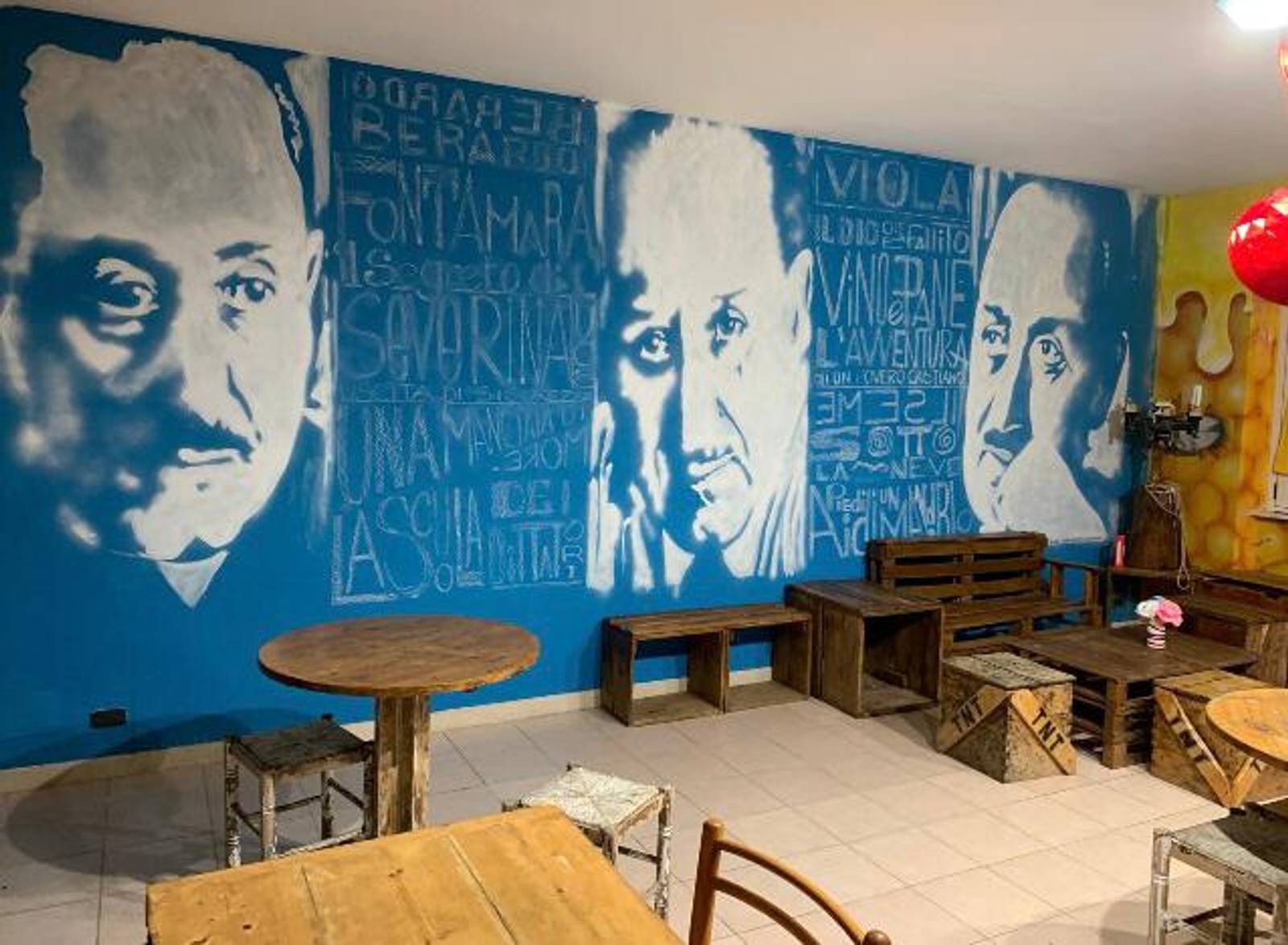Antonello Di Stefano&mdash;Mural dedicated to Ignazio Silone