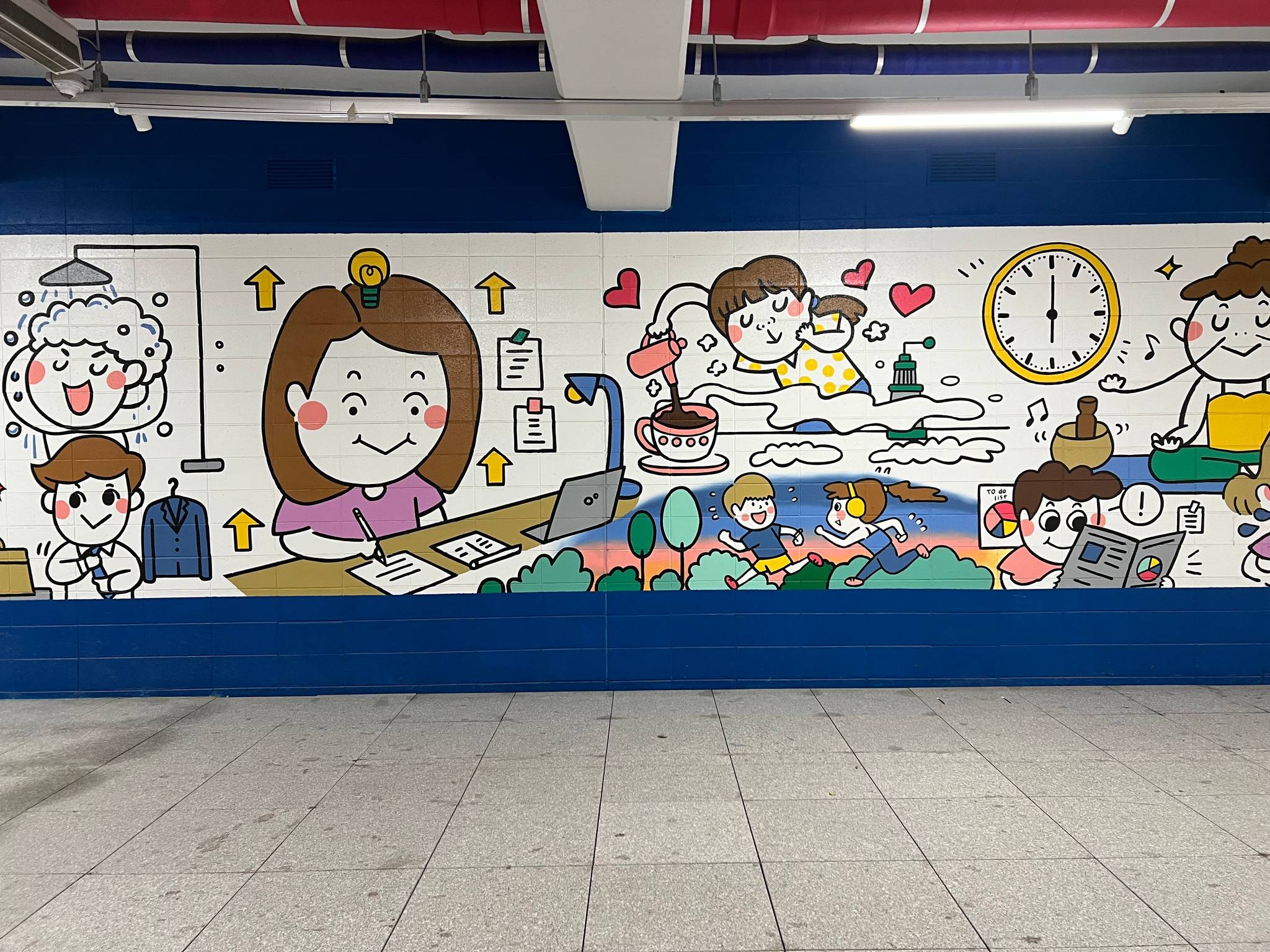 Unknown - Seoul&mdash;Túnel mural art