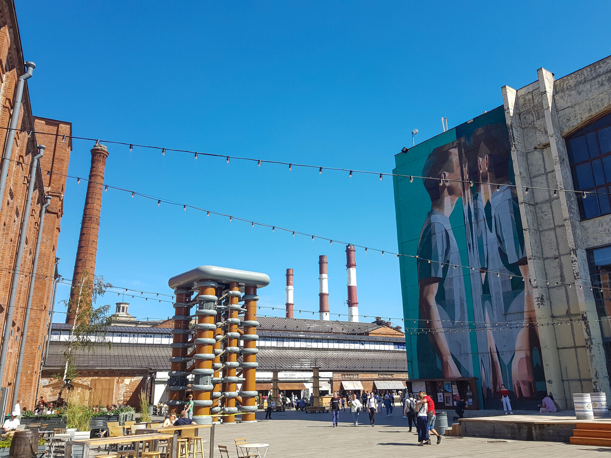 Alexey KIO, Dyoma21, Ilya Grishaev, Andrey berger, Sofia Kolovskaya, Theo Georgiev, Artem Stefanov, Ztwins&mdash;Street Art in Sevcable Port