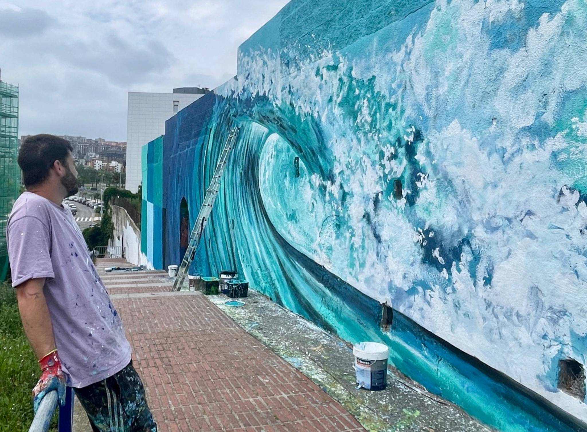 Nestor Del Barrio, Alejandro Gonzalez, UUUUU Estudio&mdash;Breaking Wave-(Making off)