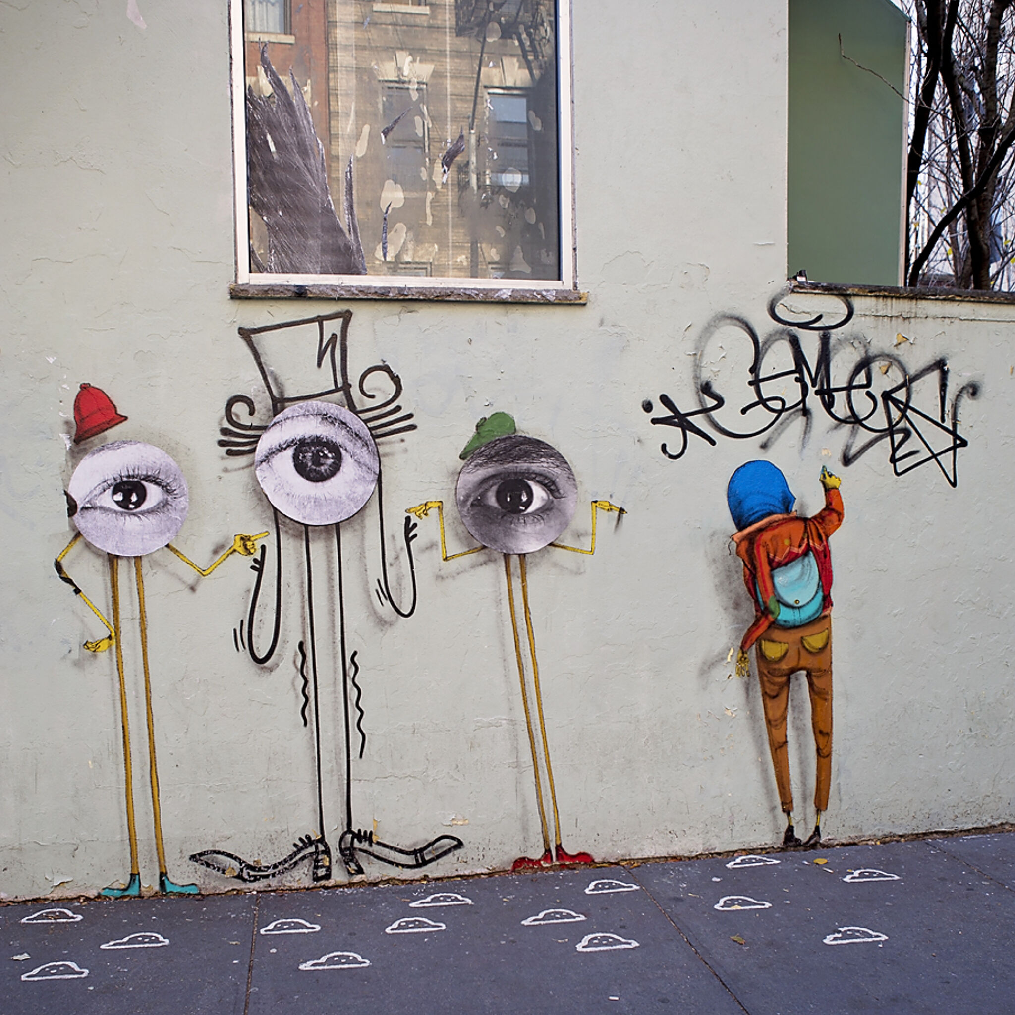 Os Gemeos, JR, Mr. A&mdash;Untitled