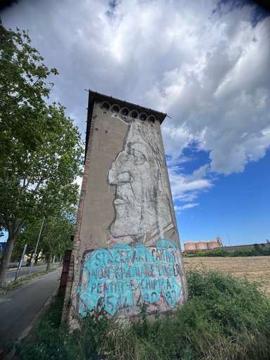 Street art cattiva Dante
