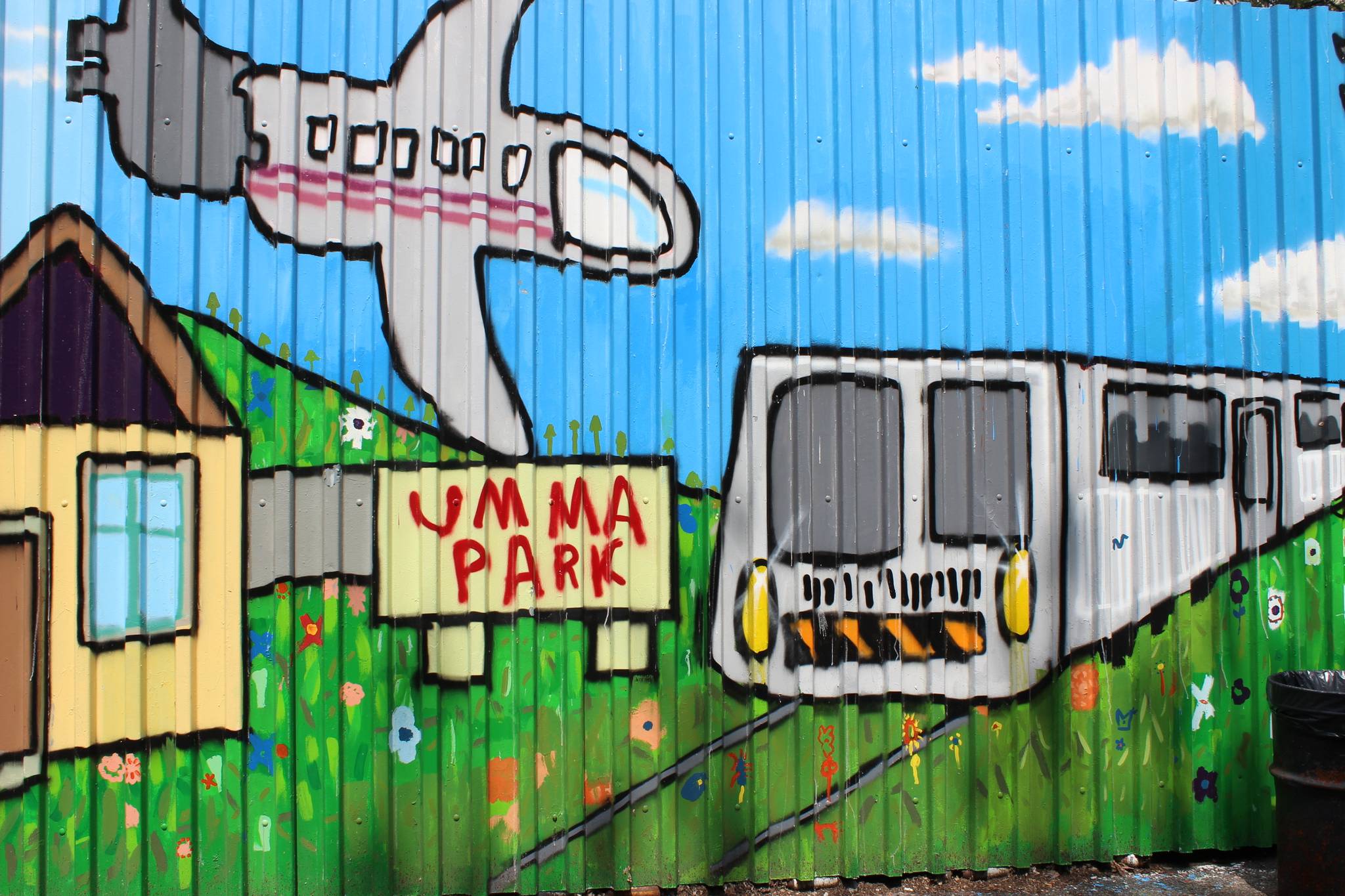 CITYarts, Richard Cabral, Kerff Petit-Frere, Ditmas Junior High School students, Damien_Mitchell&mdash;Umma Playground