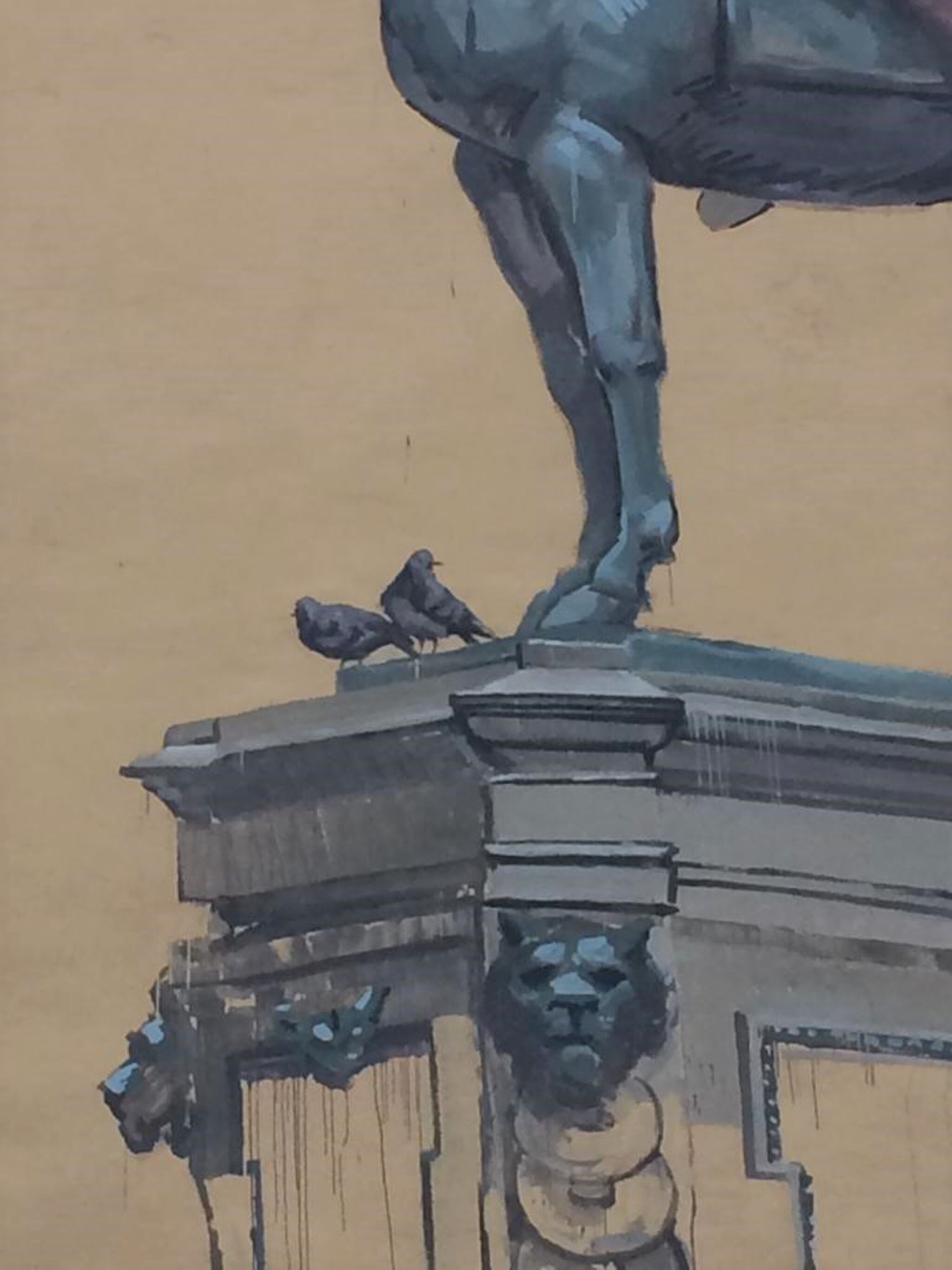 Ernest Zacharevic&mdash;Bronze sculpture - History and tradition