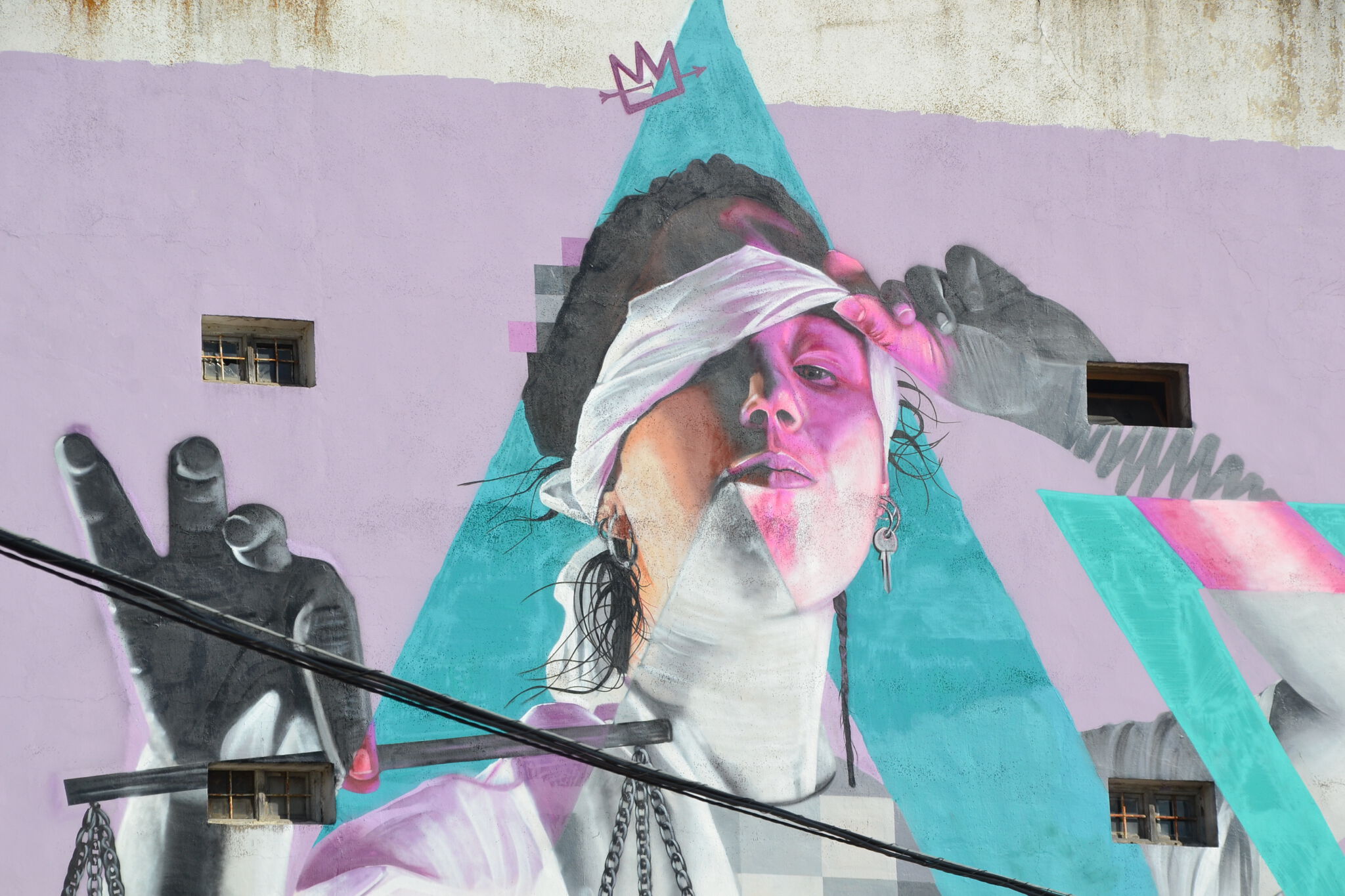 Asier&mdash;"Justitia caecus non est /  La justicia no es ciega / Justice is not blind "