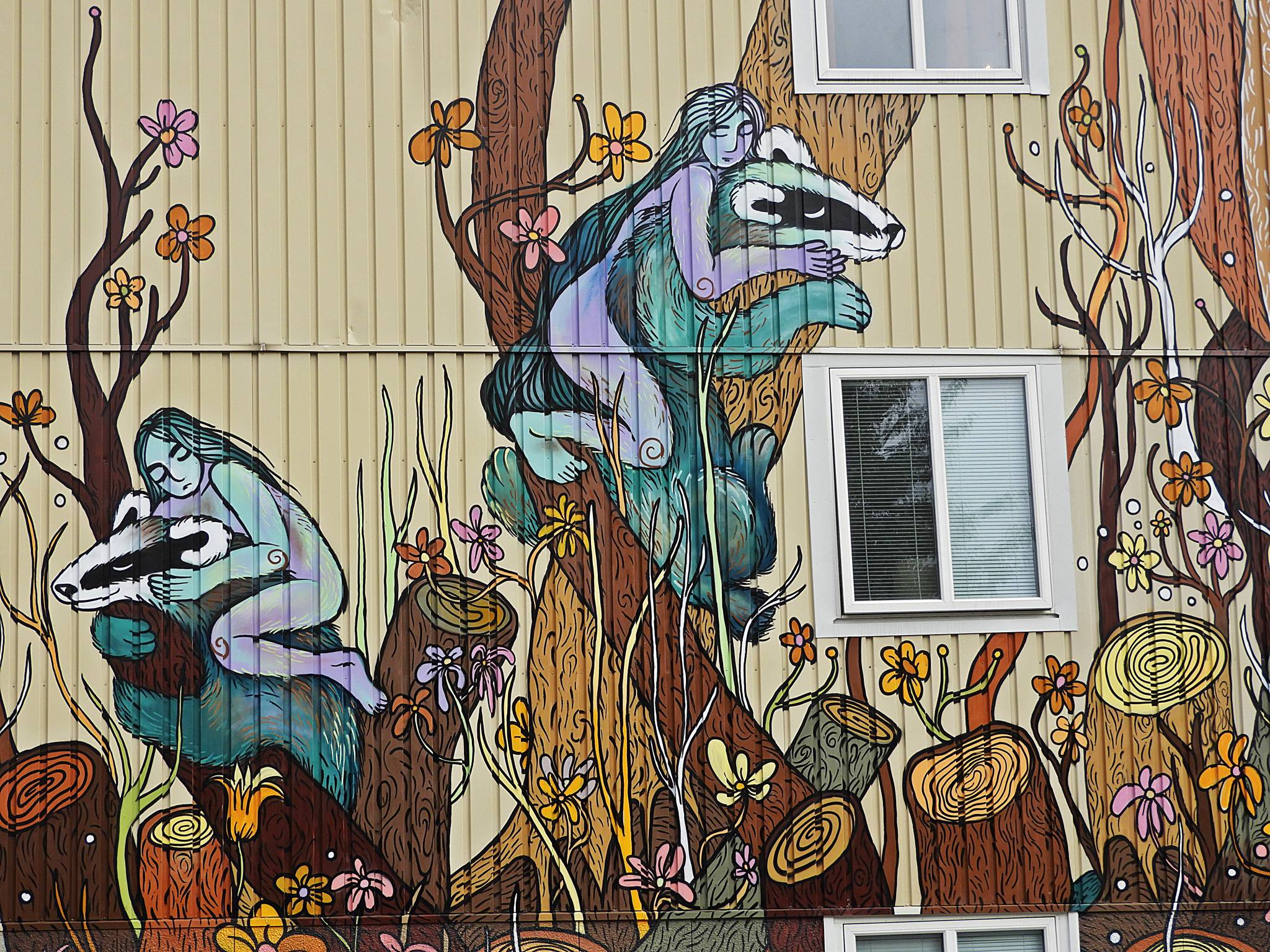 Hilma Nordén&mdash;Genom en blommig gardin