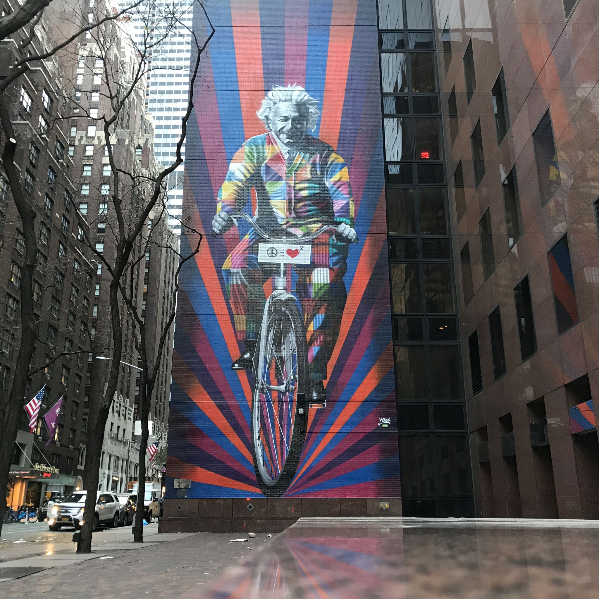 Eduardo Kobra&mdash;Einstein on a bike