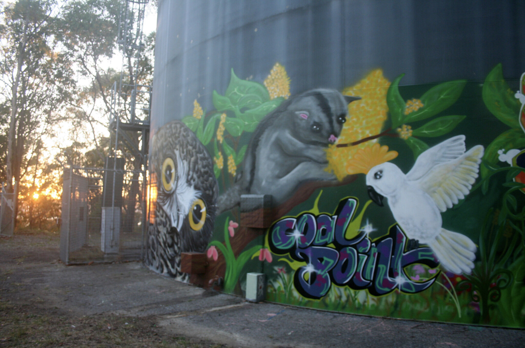 Dan Miller&mdash;Coal Point Water Tank Art