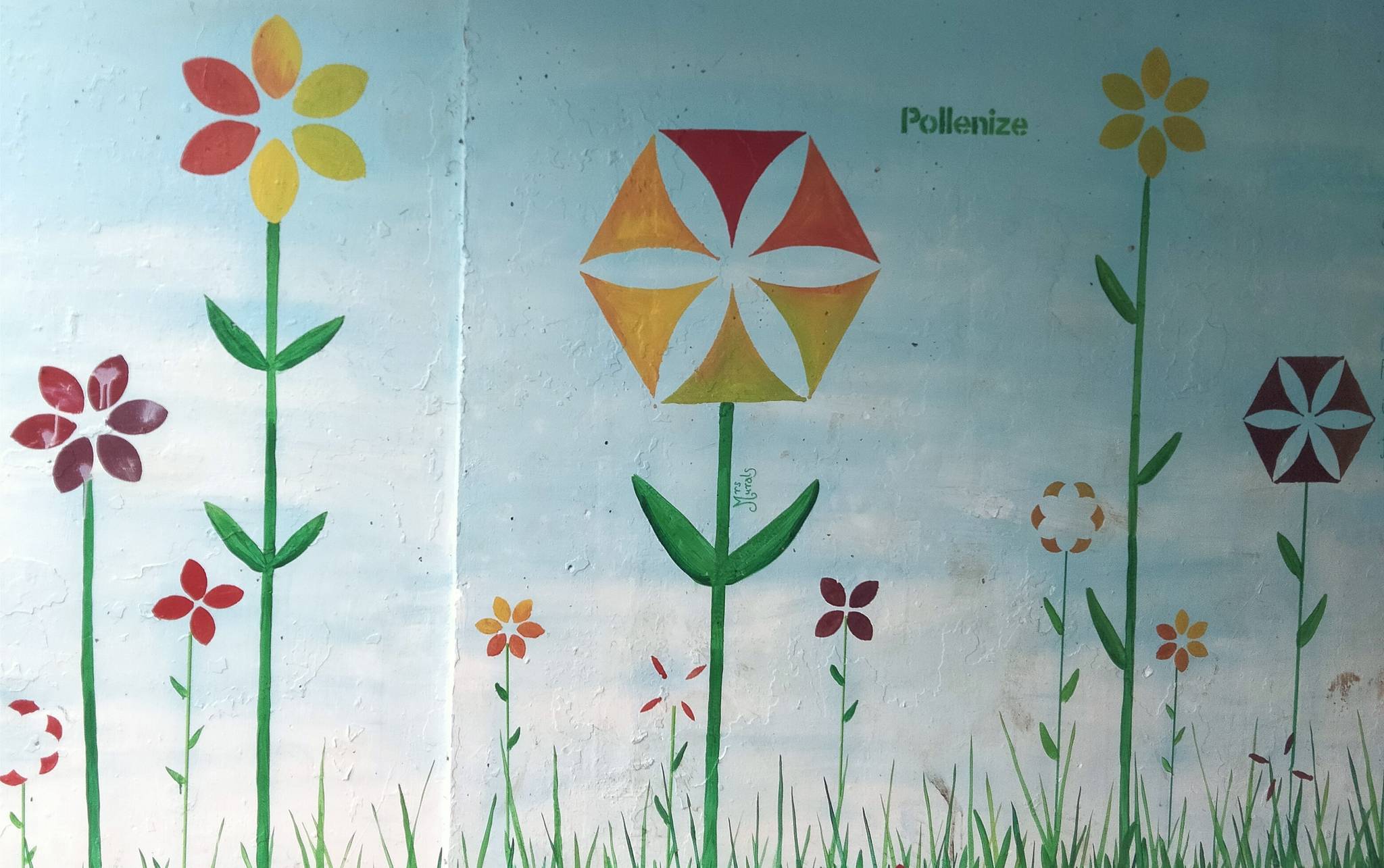 Mrs Murals&mdash;Flower Subway
