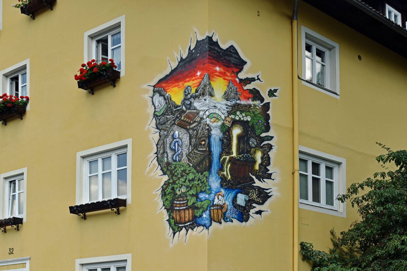 Günther Rogl, Leonie Steinwender&mdash;Doctor's house // EU Kunstwaende