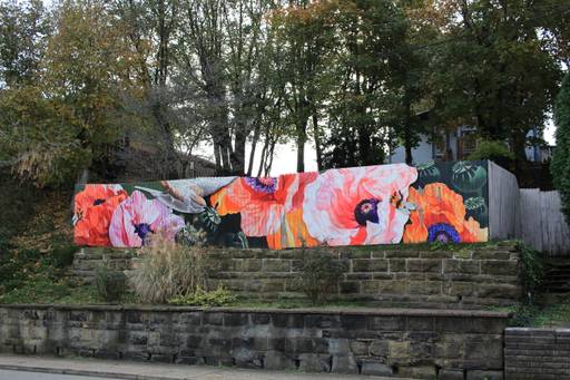 Flowers, Birds and Bees Mural
