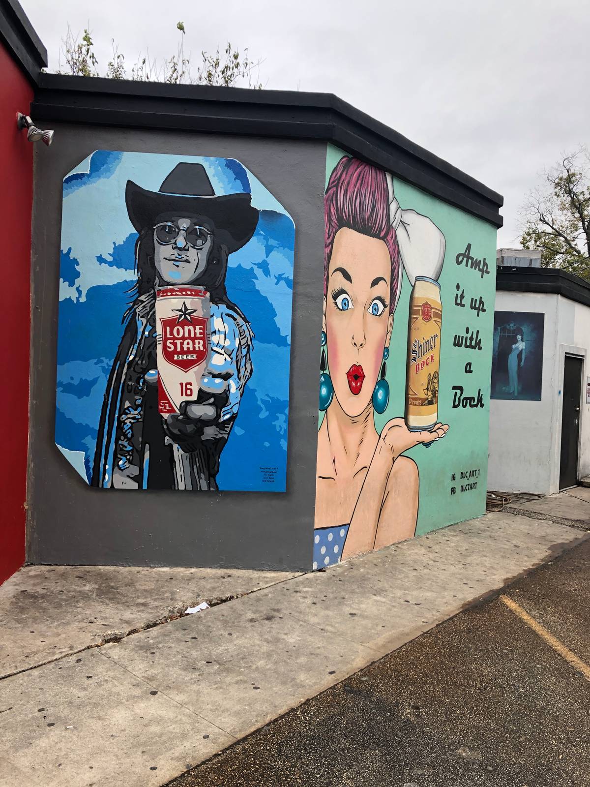 Amy Martin, Aaron Reyes, Sara Dieterich&mdash;Doug Sahm Tribute Mural