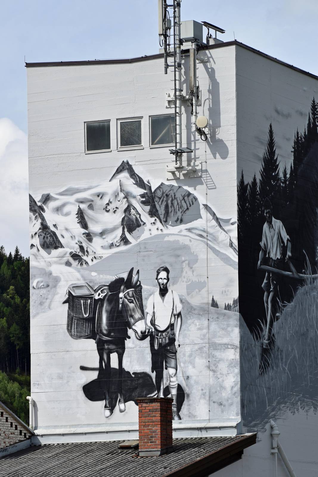 Raphael Pesentheiner &mdash;Old grain tower // EU_Kunstwaende