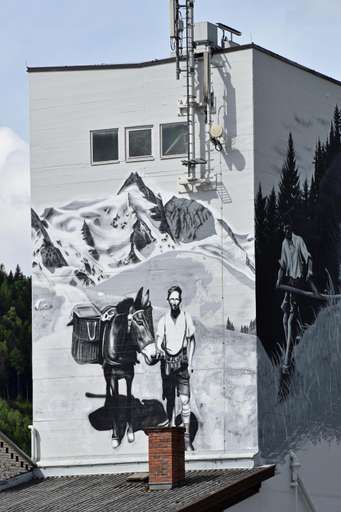 Old grain tower // EU_Kunstwaende