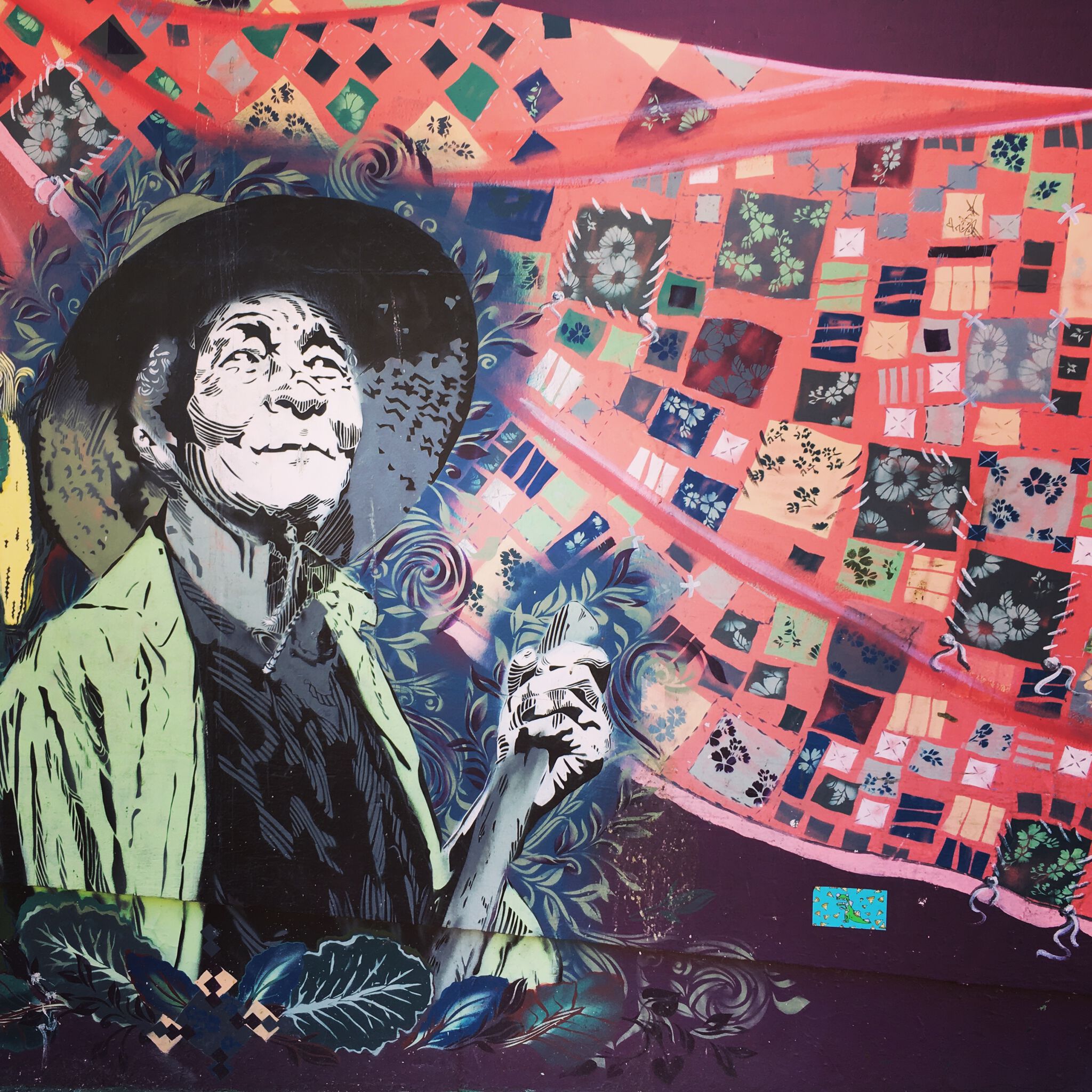 Kate Deciccio, Ronnie Goodman&mdash;Old lady in front of a market.