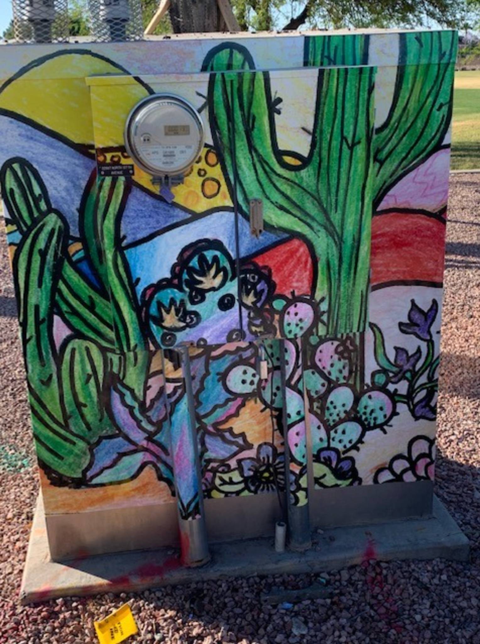 Zuni Hills Elementary&mdash;Willow District Utility Box Wrap #4