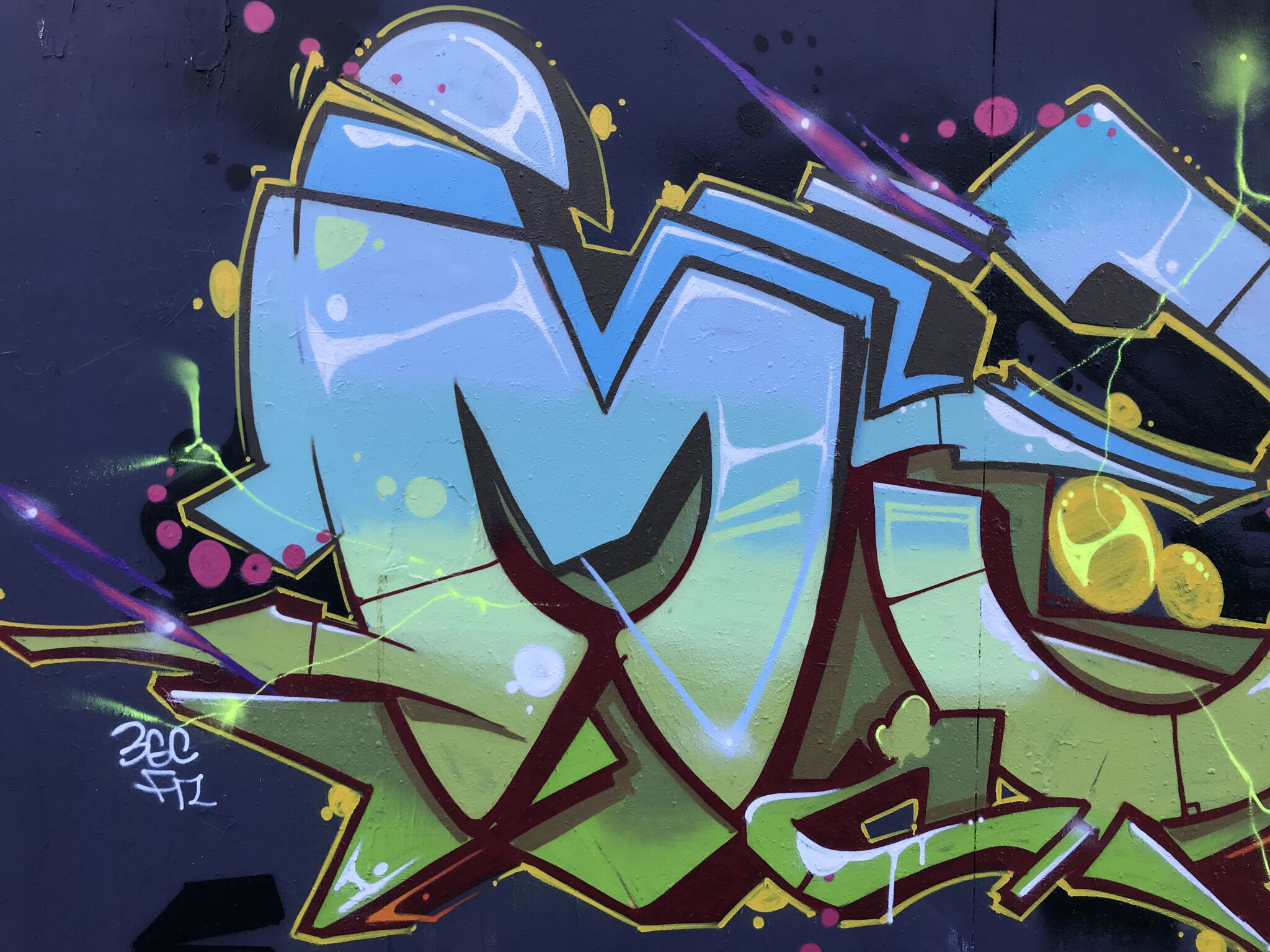 Moks&mdash;Moks lettering in Verdanson