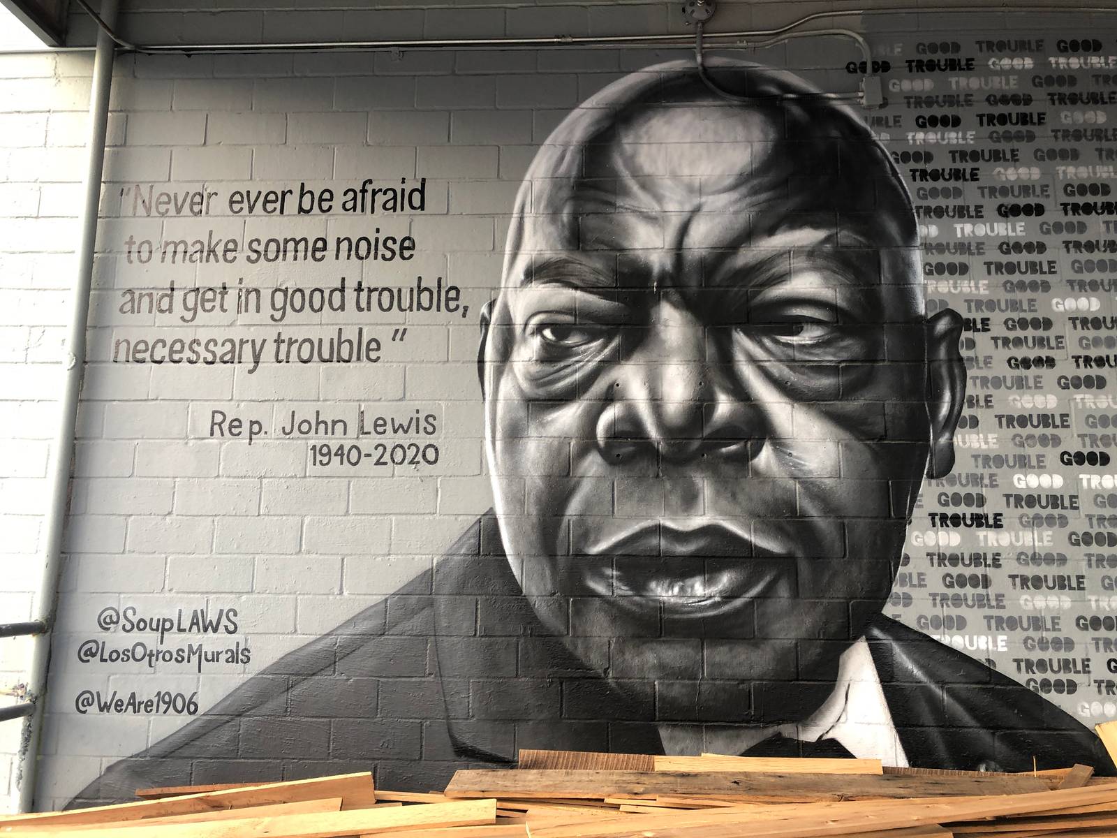 Nik Soupé&mdash;John Lewis memorial