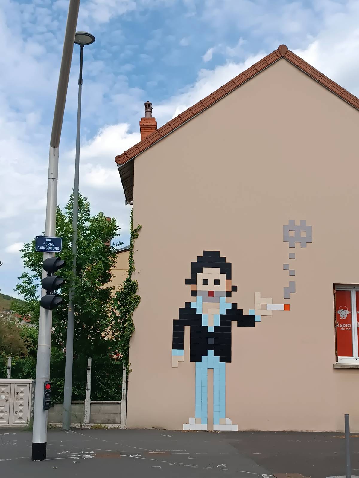 invader&mdash;Serge Gainsbourg Mosaic