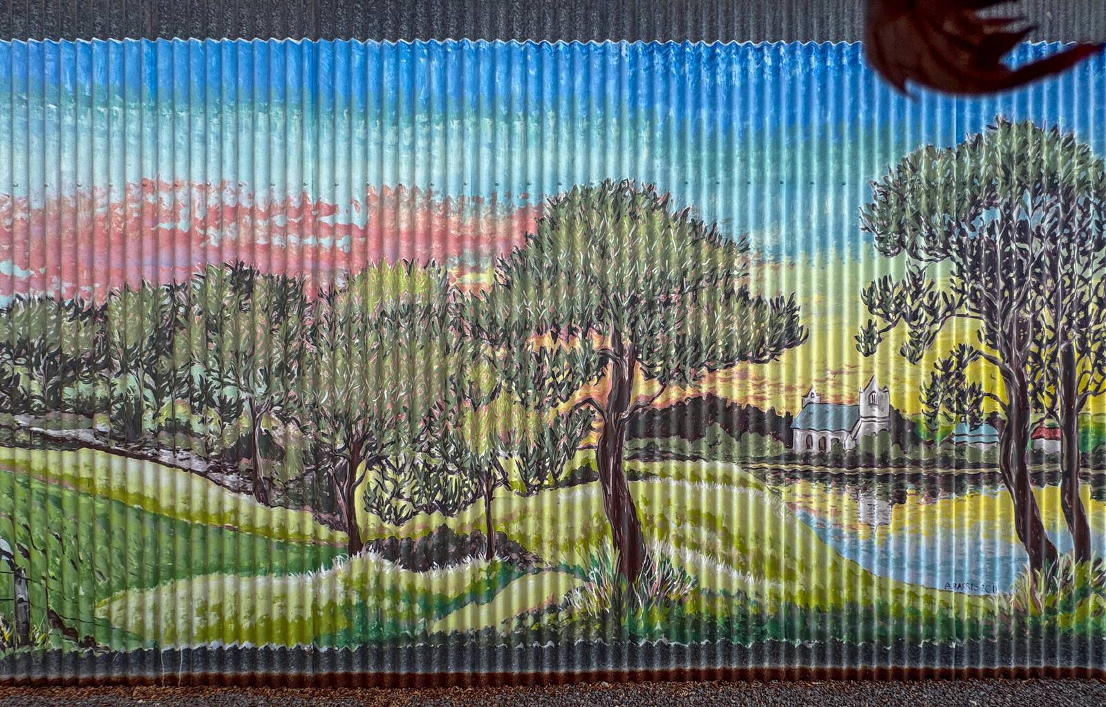 Anne Harris&mdash;Centenary Garden Mural