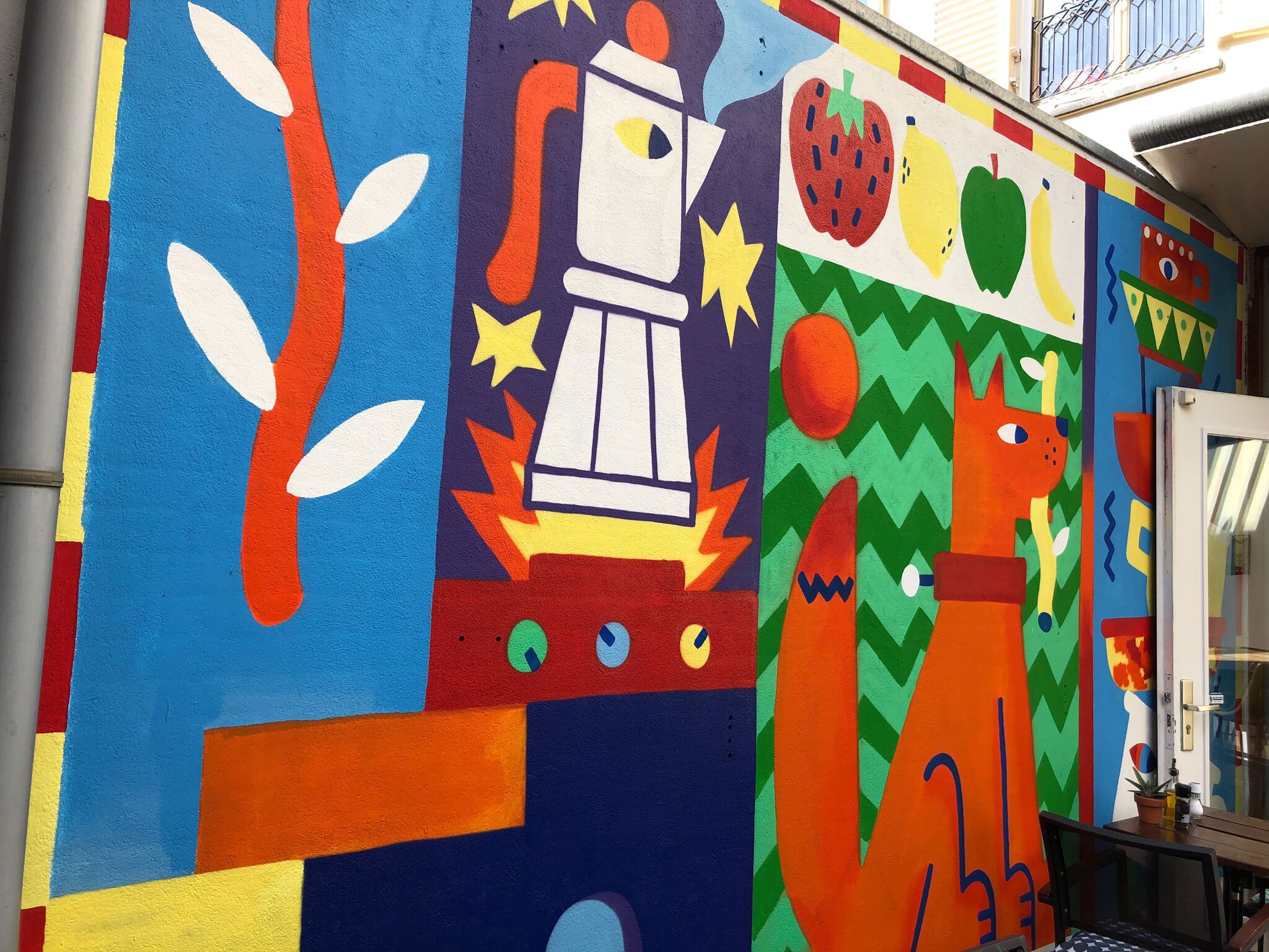 Beginnend Snorretje&mdash;Volkstuin mural