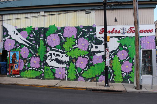 Dinosaur Remains Mural