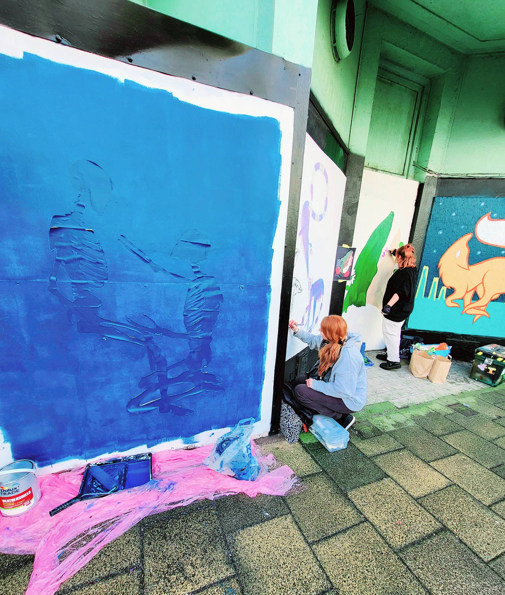 rooabrook, Koe1, Ketones6000, thisismidge, NZIE, Gary Stranger, pogo, RoosArt&mdash;Osborne Road Street Art Gallery