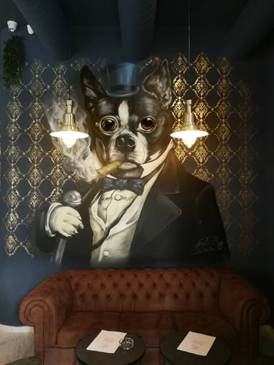 Dog that smokes