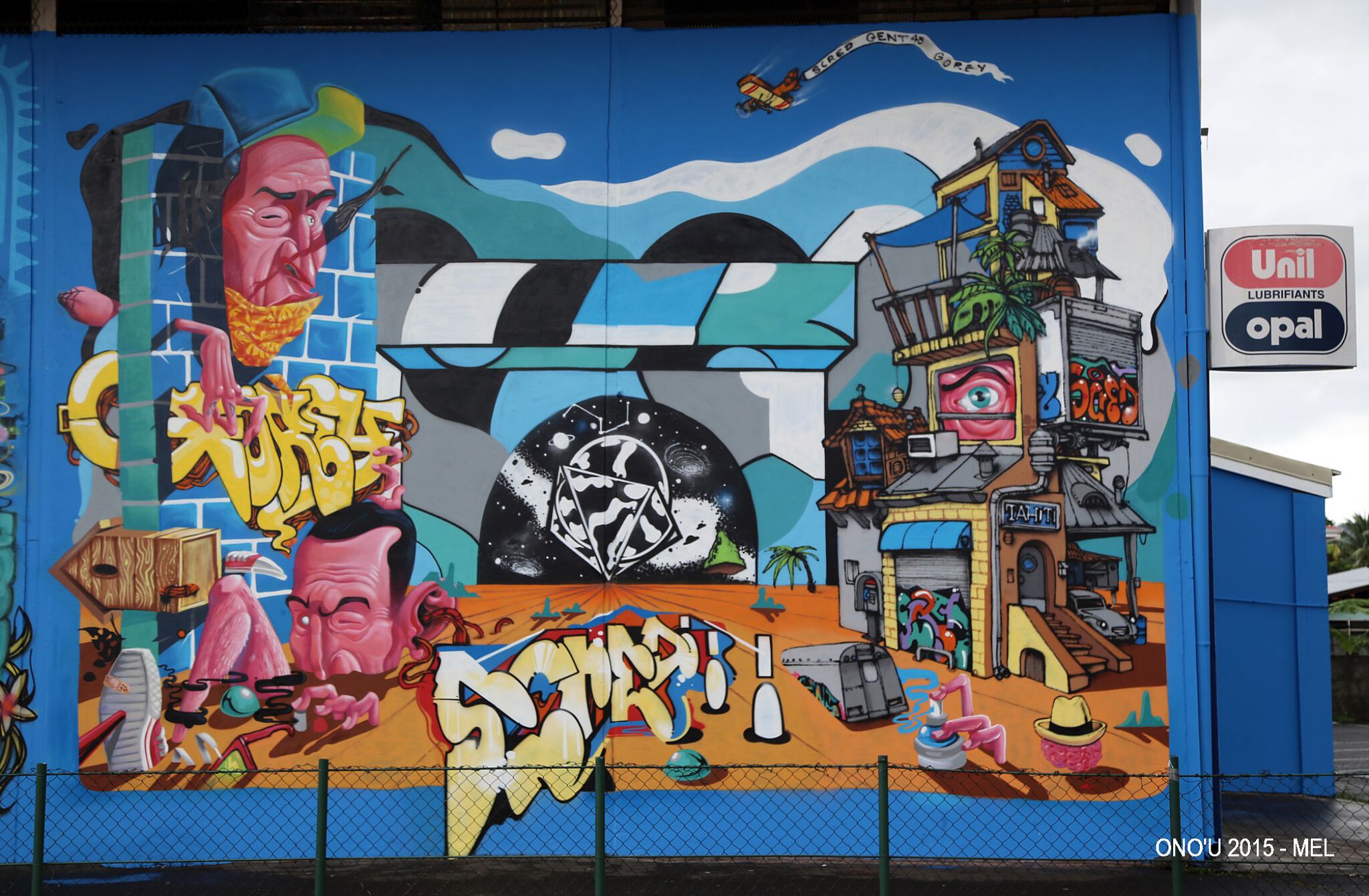 Gorey, Scred, Gent48&mdash;Gorey, Scred and Gent 48 in Papeete