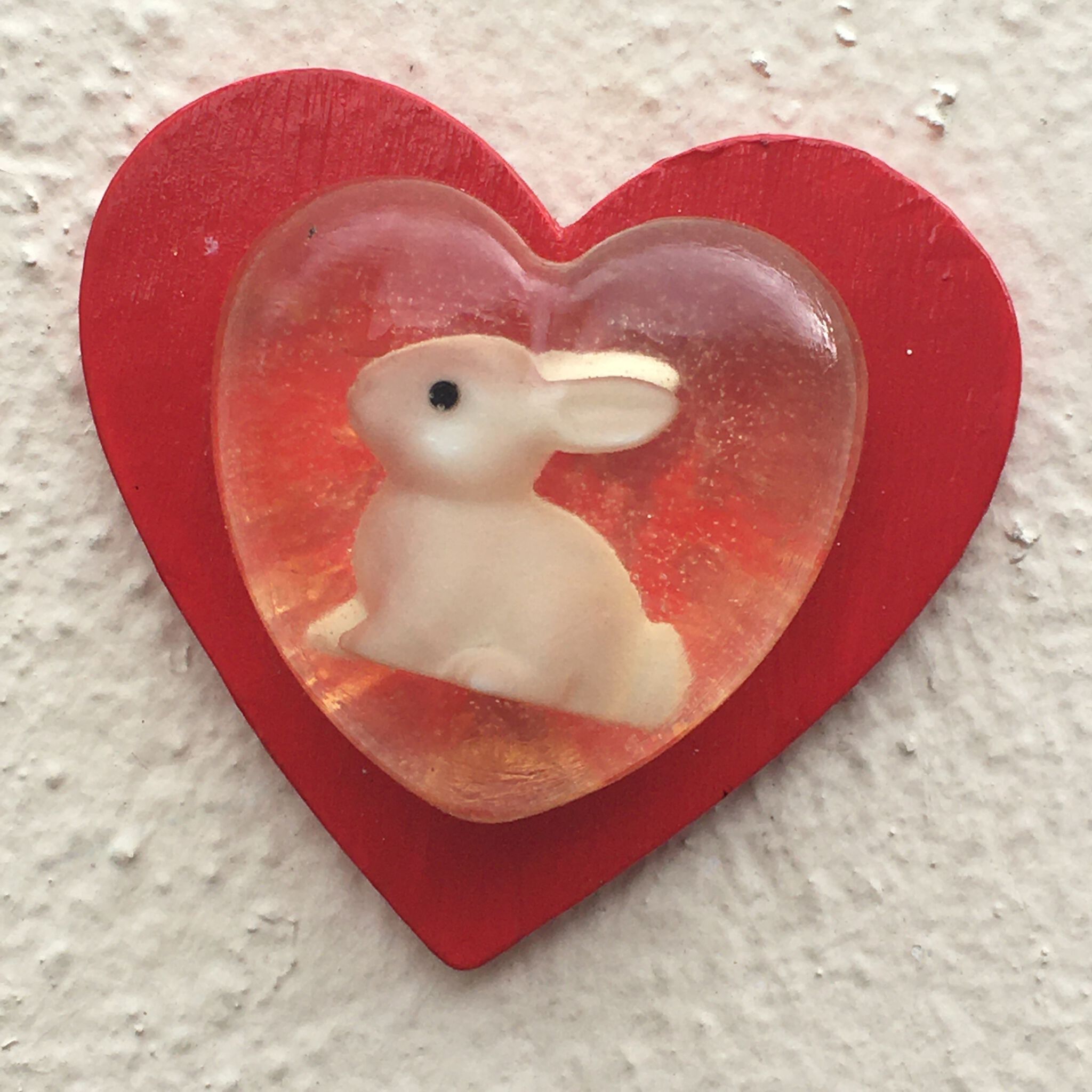 Sillystreethearts&mdash;Silly Streetheart White Bunny