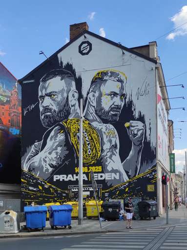 Mural in honor of Karlos Vémola and Attila Végh