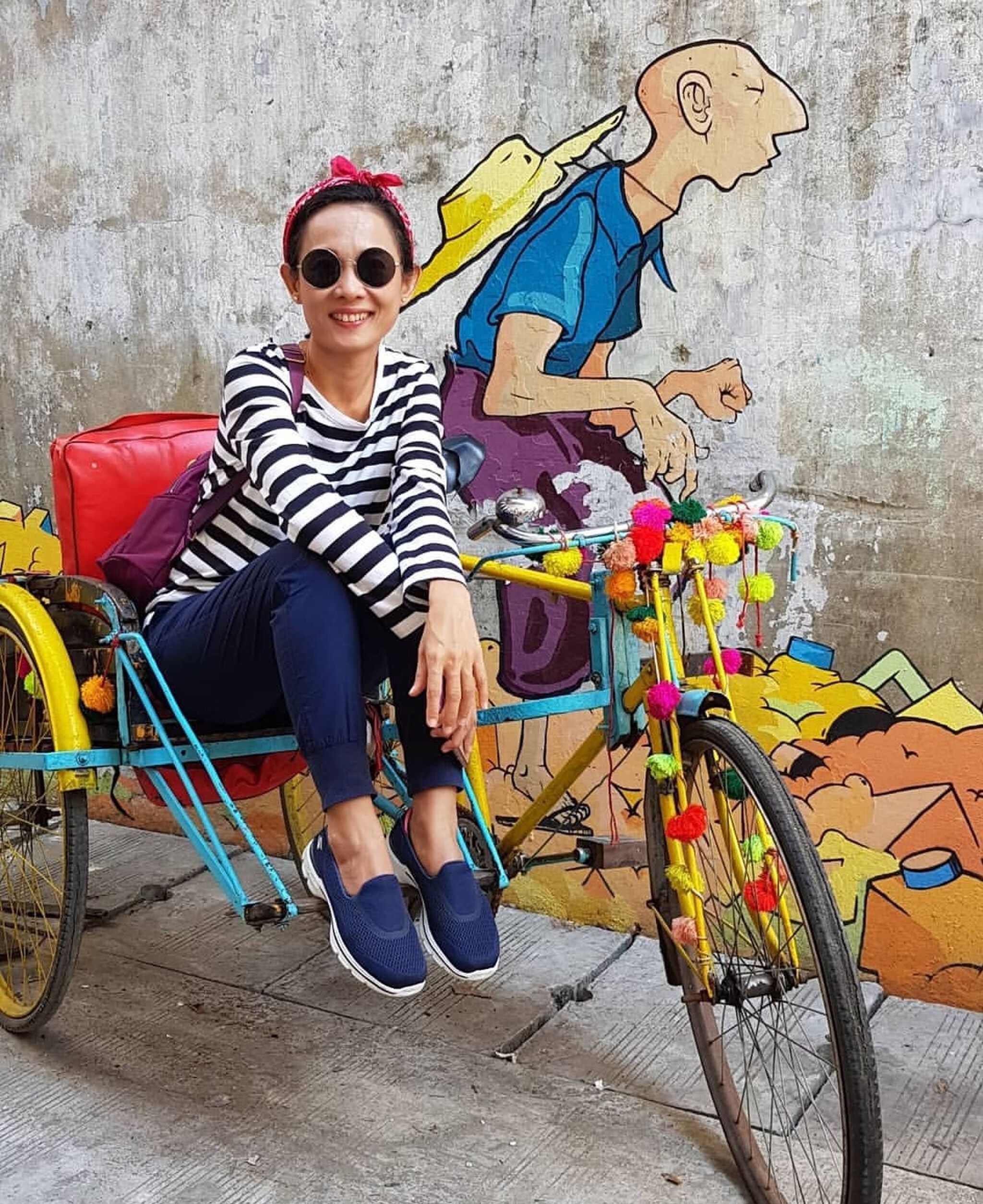 alexandre bertrand&mdash;Htun Htun on his rickshaw