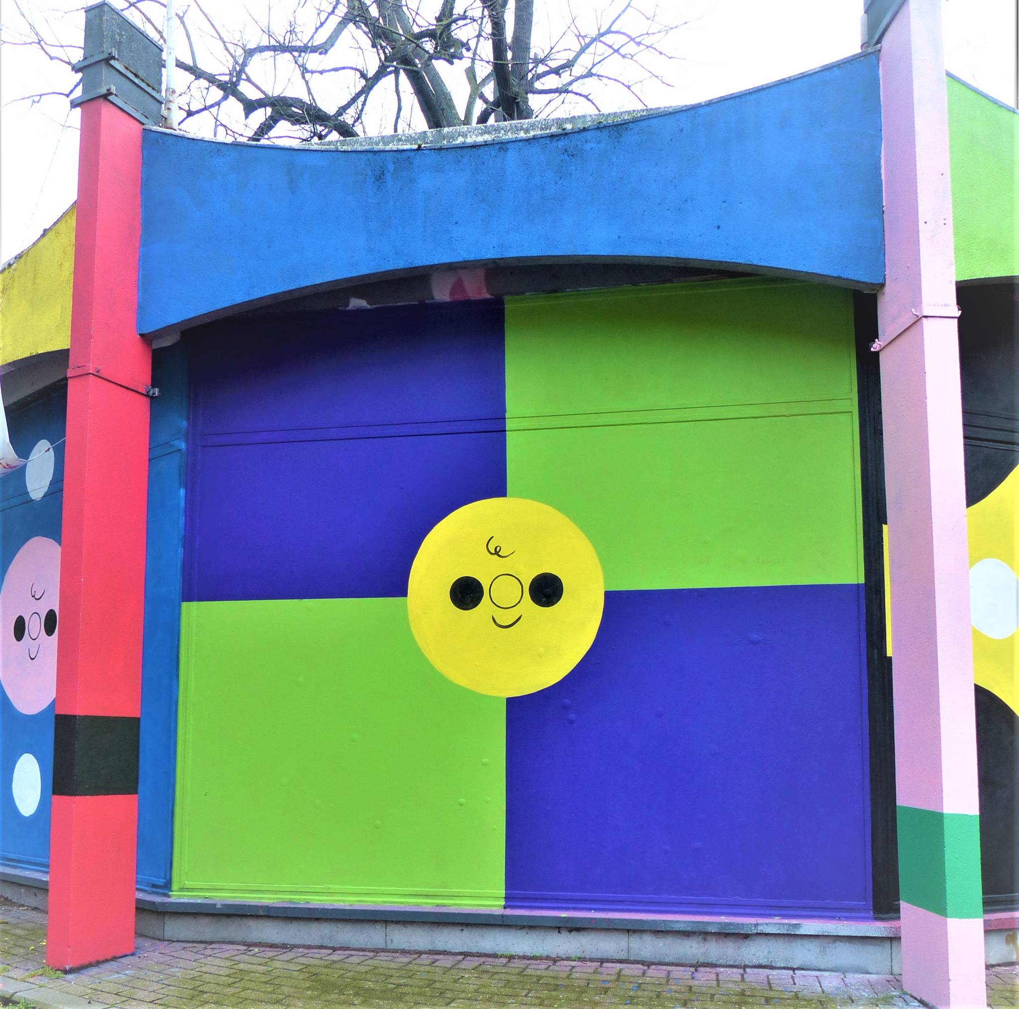 Marion Demeulenaere&mdash;Le Mur (fresque éphémère)