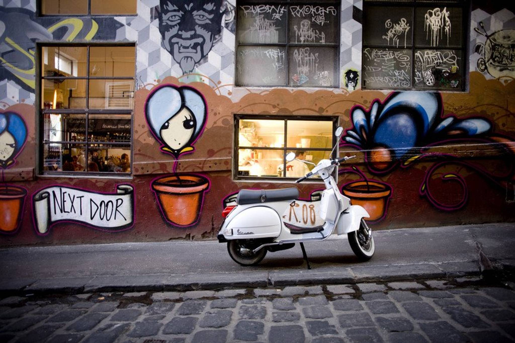 Chris Dallwitz, Tiff Rysdale&mdash;MoVida Next door Mural